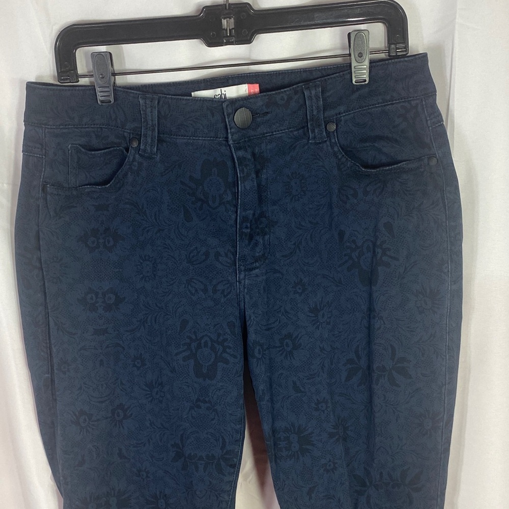 Cabi Floral Patterned Jeans